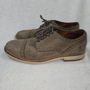 Frye Joel Brogue Oxford Men's Shoes in Charcoal Size 10.5
